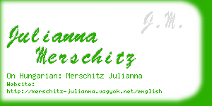 julianna merschitz business card